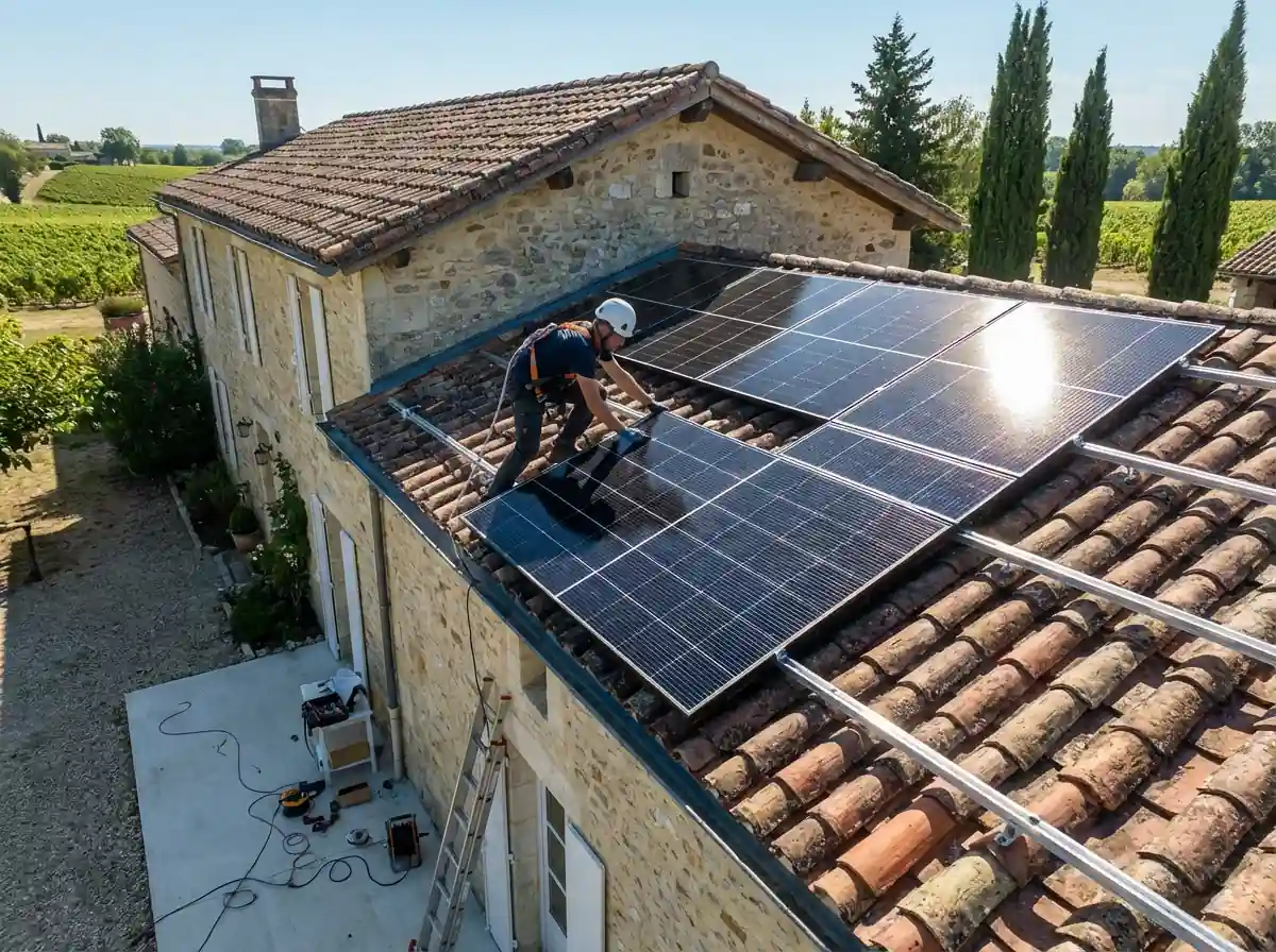 Installation de Panneaux Solaires Fronsac